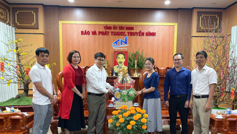C&aacute;c đơn vị thăm, ch&uacute;c tết B&aacute;o v&agrave; ph&aacute;t thanh, truyền h&igrave;nh T&acirc;y Ninh nh&acirc;n dịp Xu&acirc;n B&iacute;nh Ngọ