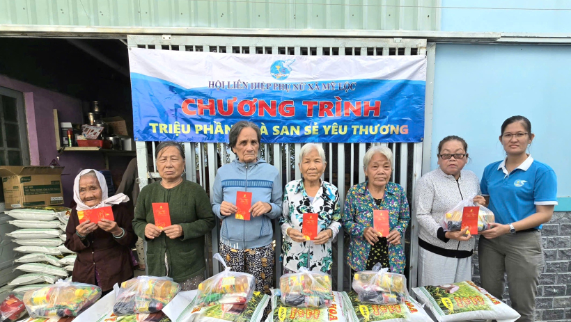 X&atilde; Mỹ Lộc: Nhiều hoạt động chăm lo phụ nữ, trẻ em dịp tết 