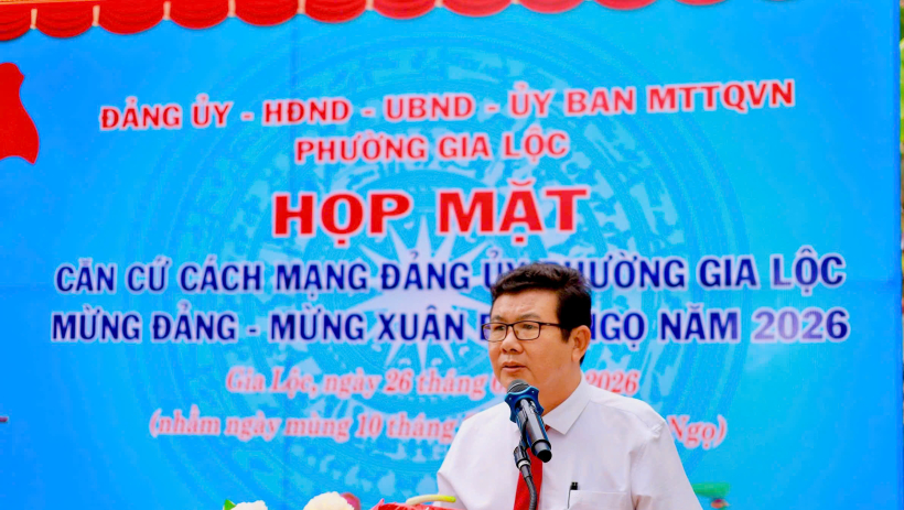 Phường Gia Lộc họp mặt mừng Đảng - mừng Xu&acirc;n B&iacute;nh Ngọ