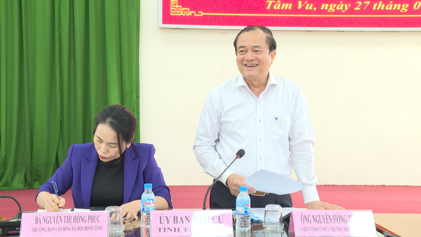 X&atilde; Tầm Vu: Bảo đảm tổ chức bầu cử đ&uacute;ng luật, an to&agrave;n 