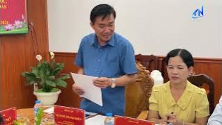 Chủ nhiệm Ủy ban Kiểm tra tỉnh l&agrave;m việc với Ban Thường vụ Đảng ủy x&atilde; Vĩnh Ch&acirc;u