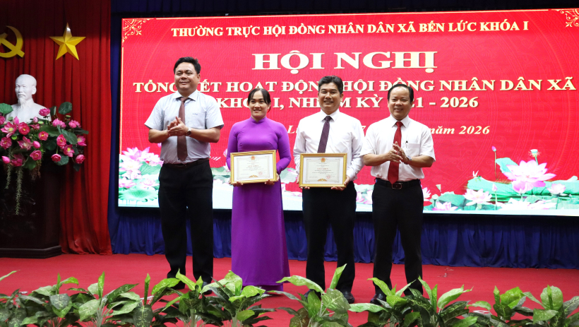 HĐND x&atilde; Bến Lức kh&oacute;a I tổng kết hoạt động nhiệm kỳ 2021-2026