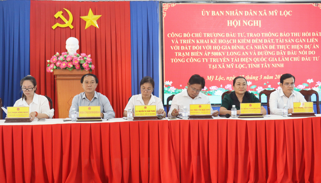 CAKHIATV-X&atilde; Mỹ Lộc c&ocirc;ng bố chủ trương đầu tư dự &aacute;n Trạm biến &aacute;p 500kV