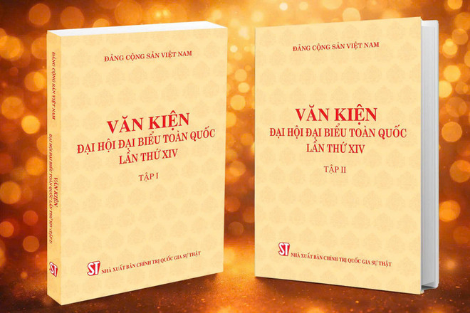 Xuất bản bộ s&aacute;ch Văn kiện Đại hội đại biểu to&agrave;n quốc lần thứ XIV của Đảng