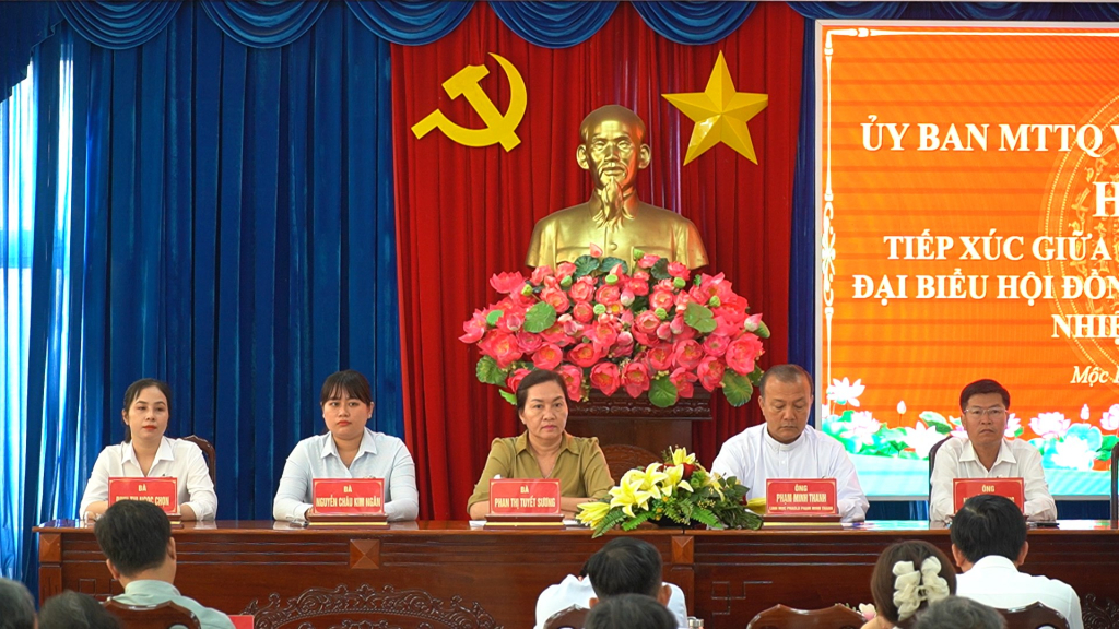 Ứng cử viên đại biểu HĐND tỉnh Tây Ninh, nhiệm kỳ 2026-2031 tham dự buổi tiếp xúc cử tri