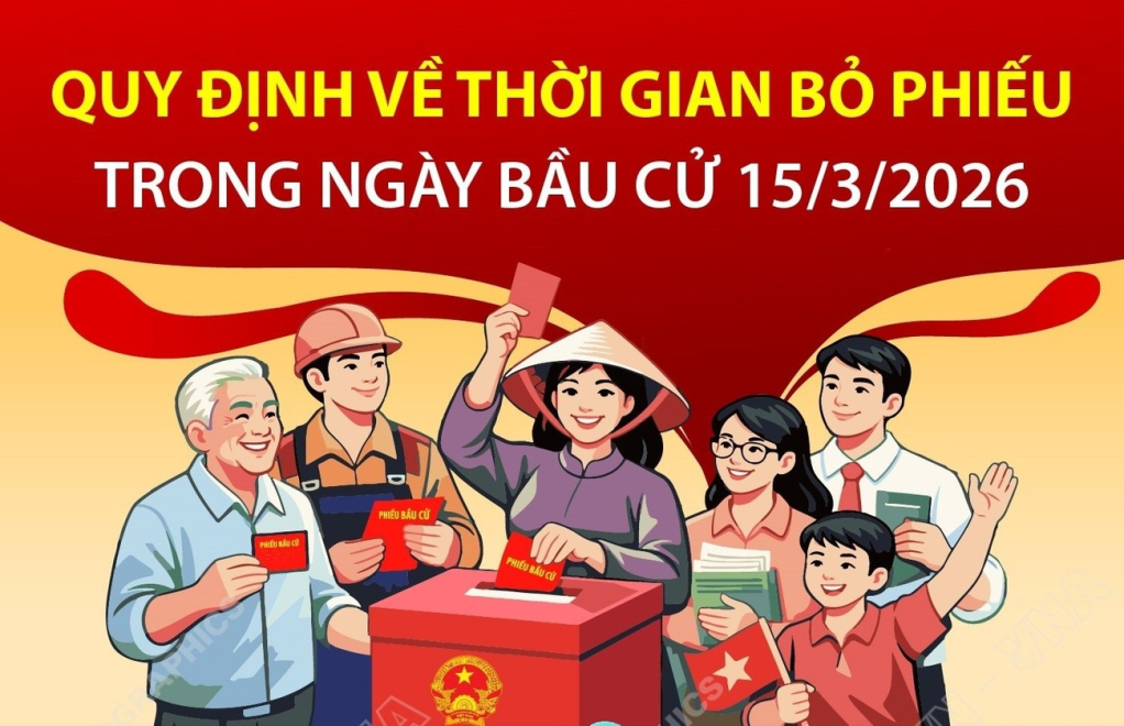 Quy định về thời gian bỏ phiếu trong ng&agrave;y bầu cử 15/3
