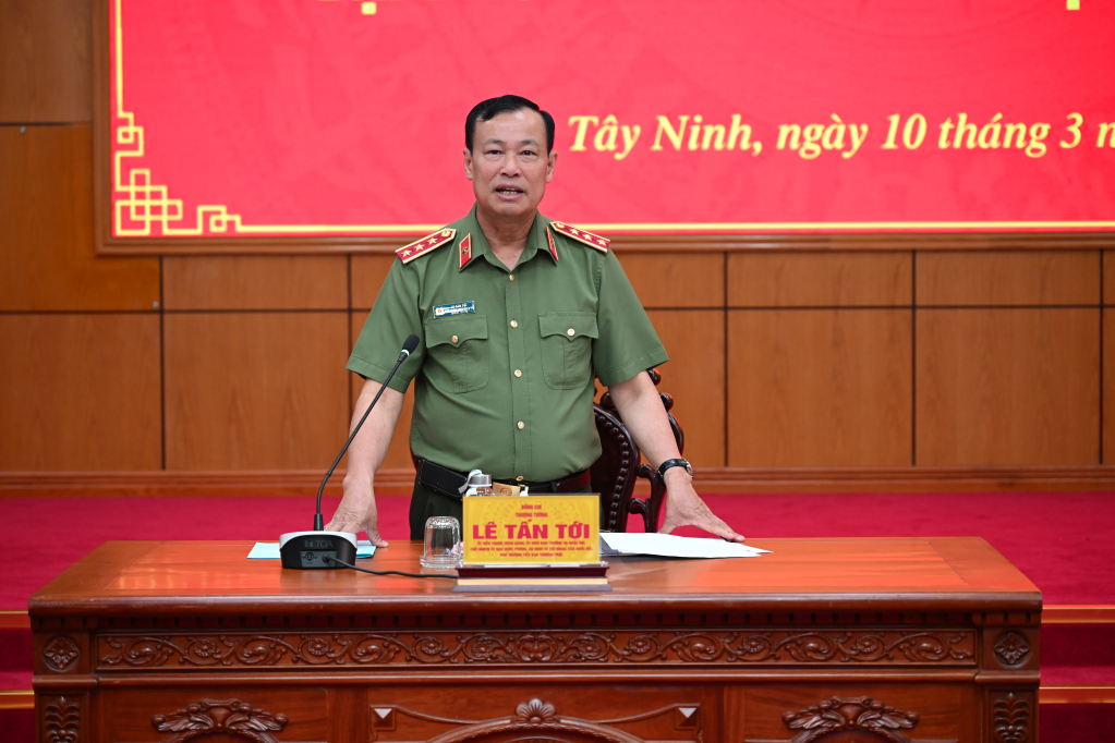 Thượng tướng Lê Tấn Tới yêu cầu
