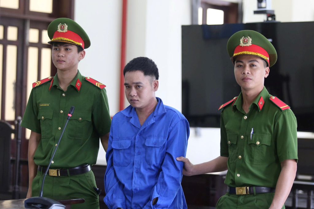 Bị cáo Võ Tuấn Anh tại phiên tòa xét xử