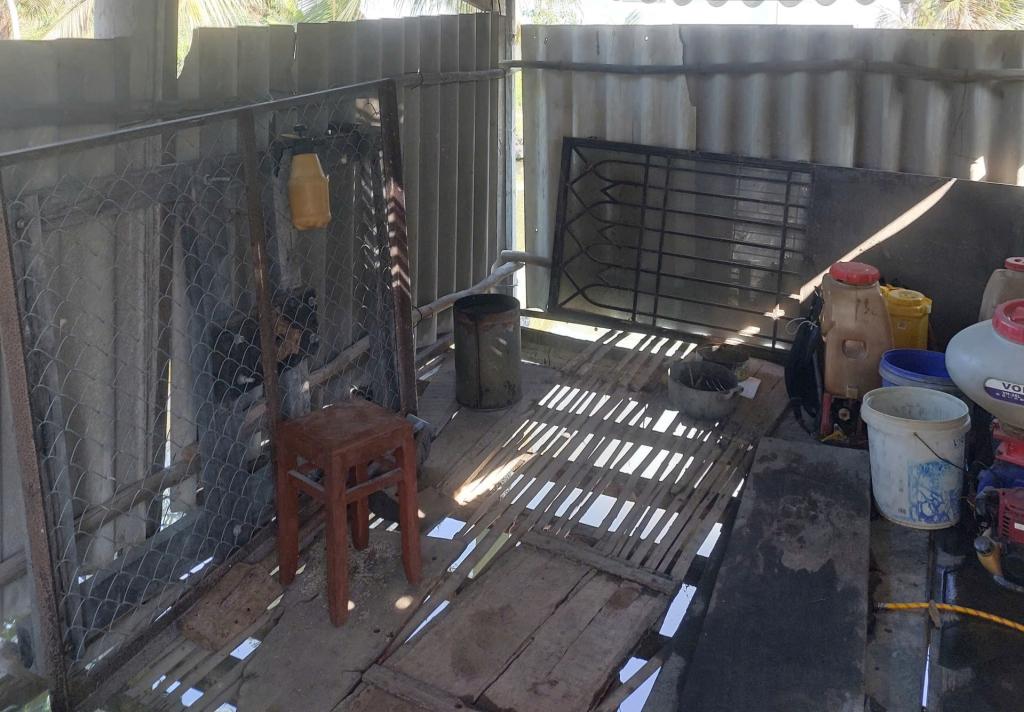 Khu vực phát hiện ông H. tử vong