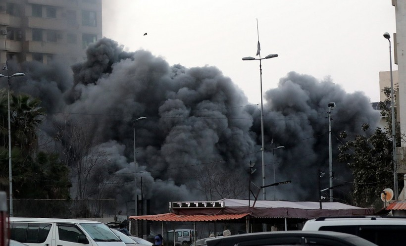 Xung đột tại Trung Đ&ocirc;ng: Trung t&acirc;m thủ đ&ocirc; Liban bị tấn c&ocirc;ng, 6 người tử vong