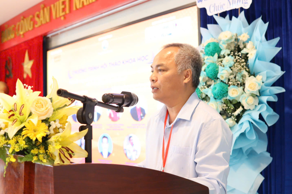 Phó Giám đốc Sở Khoa học và Công nghệ Nguyễn Minh Hải phát biểu khai mạc hội thảo