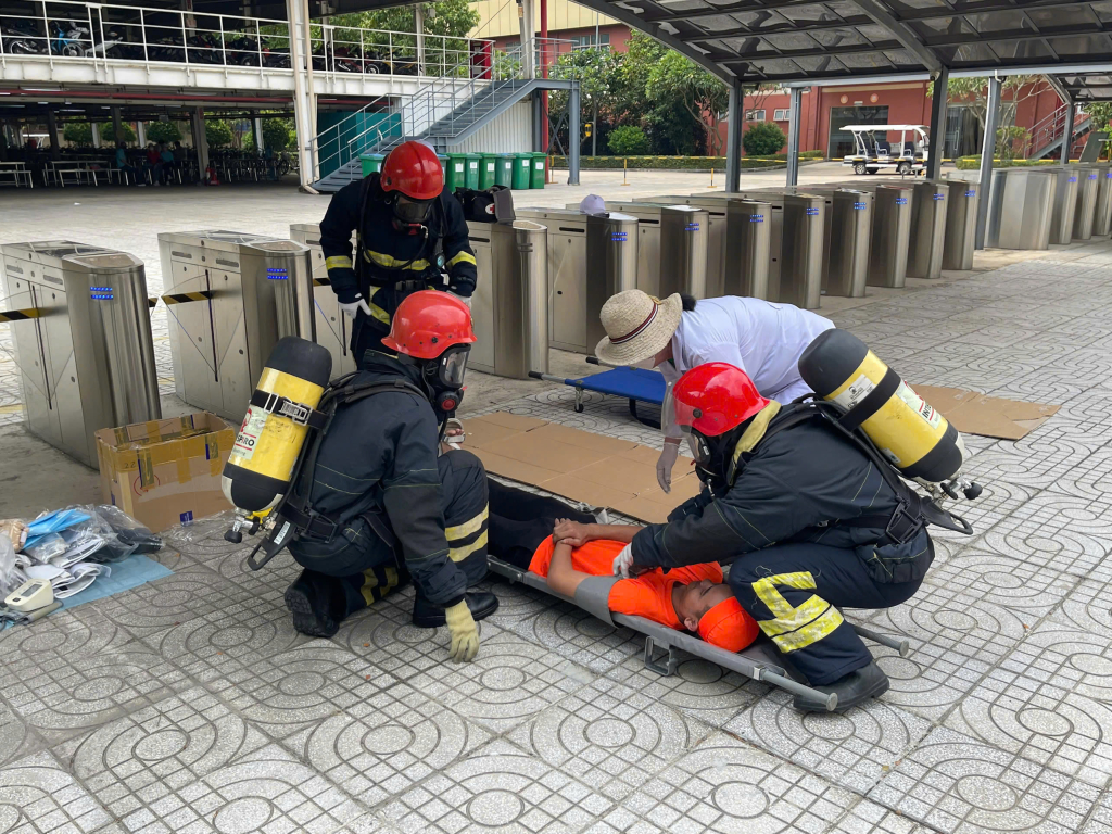 Các lực lượng tham gia thực tập