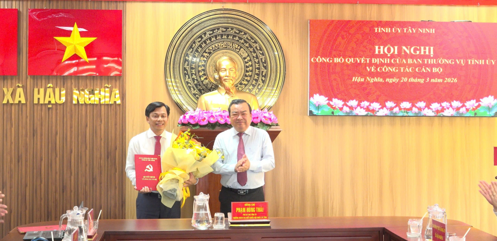 B&iacute; thư Đảng ủy x&atilde; An Ninh được điều động, chỉ định giữ chức B&iacute; thư Đảng ủy x&atilde; Hậu Nghĩa