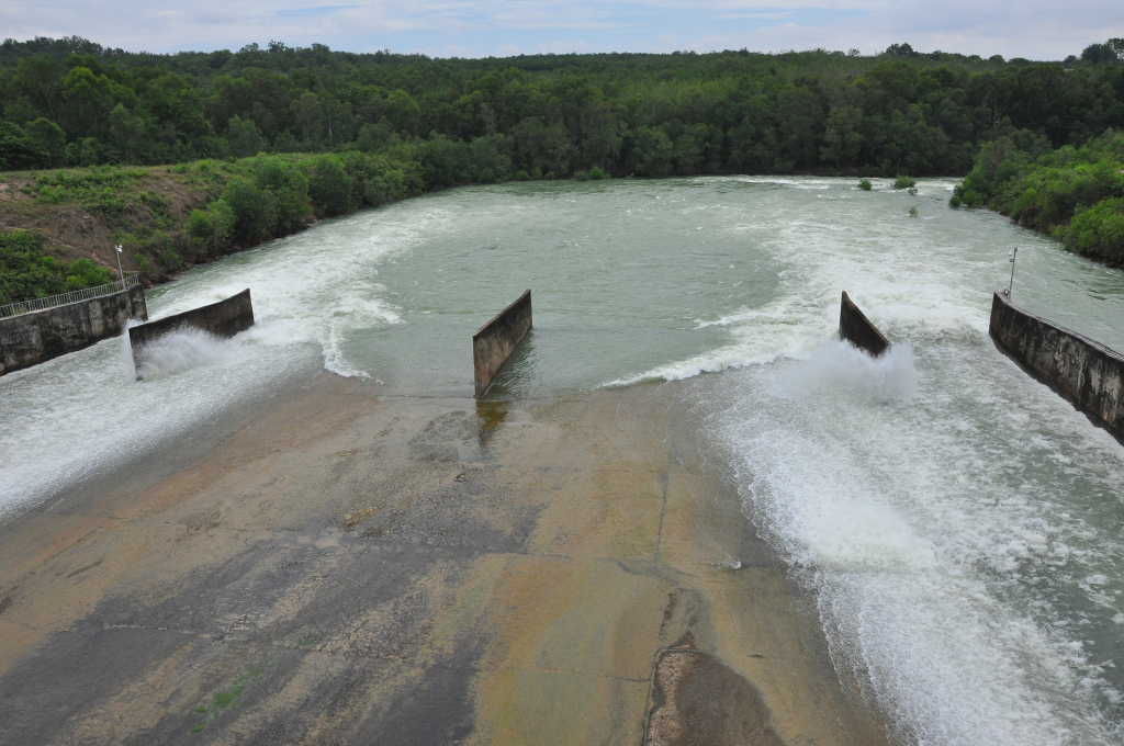 Water released from Dau Tieng Reservoir helps push back salinity each year in the downstream areas of the Sai Gon and Vam Co Dong rivers