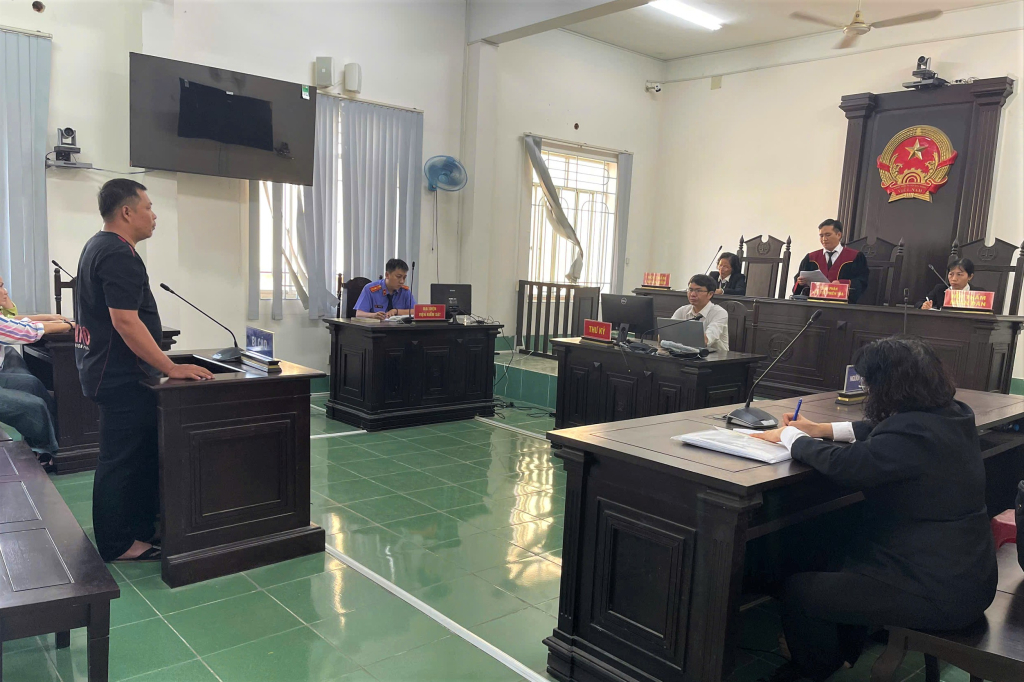 Tòa án Nhân dân Khu vực 1 Tây Ninh tuyên án đối với bị cáo Tuấn