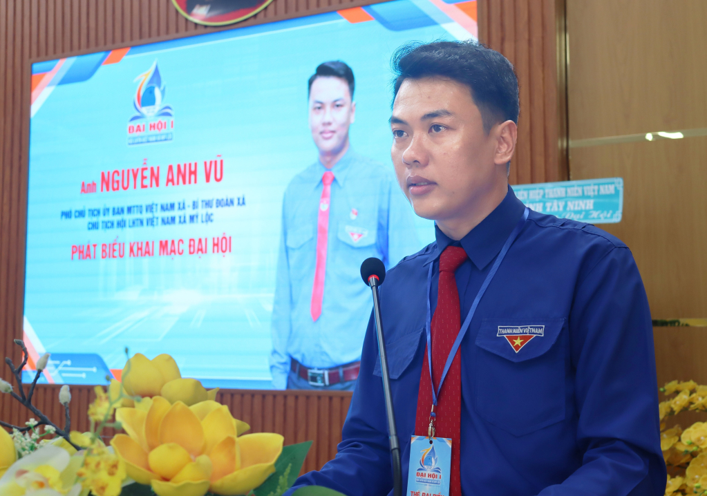 Anh Nguyễn Anh Vũ giữ chức Chủ tịch Hội Li&ecirc;n hiệp Thanh ni&ecirc;n Việt Nam x&atilde; Mỹ Lộc