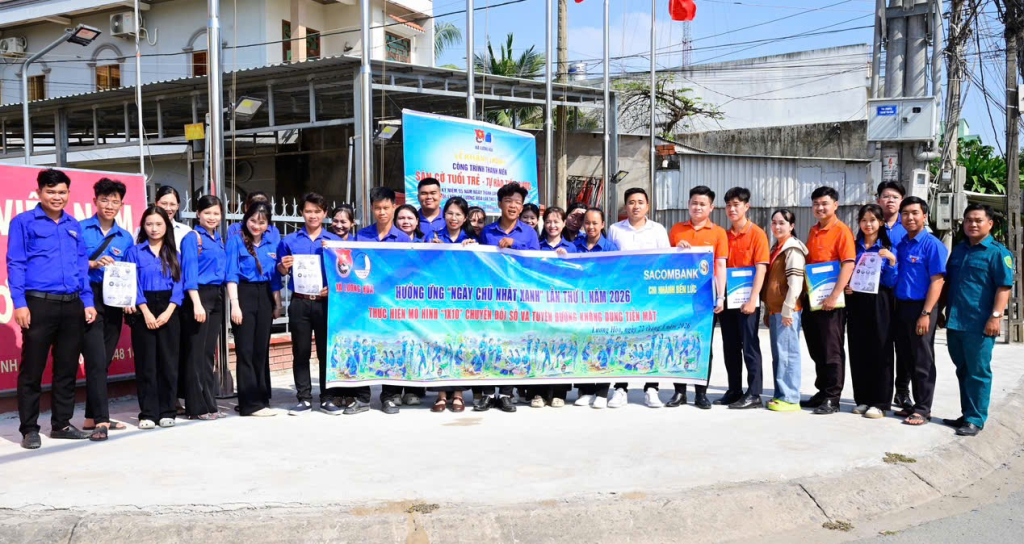 Tuổi trẻ Lương H&ograve;a - Triển khai m&ocirc; h&igrave;nh Chợ d&acirc;n sinh kh&ocirc;ng d&ugrave;ng tiền mặt