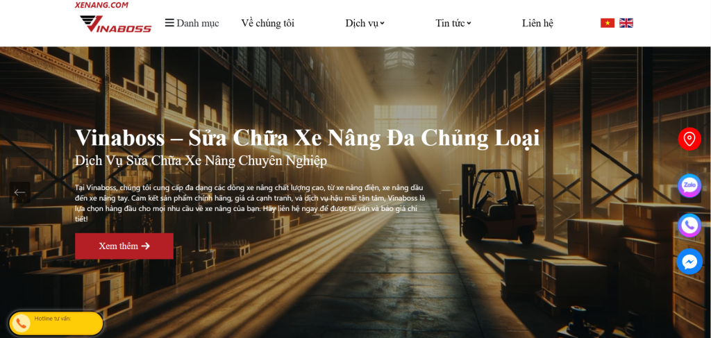 Vinaboss &ndash; Địa chỉ sửa xe n&acirc;ng nhanh ch&oacute;ng, uy t&iacute;n tại TP.Hồ Ch&iacute; Minh