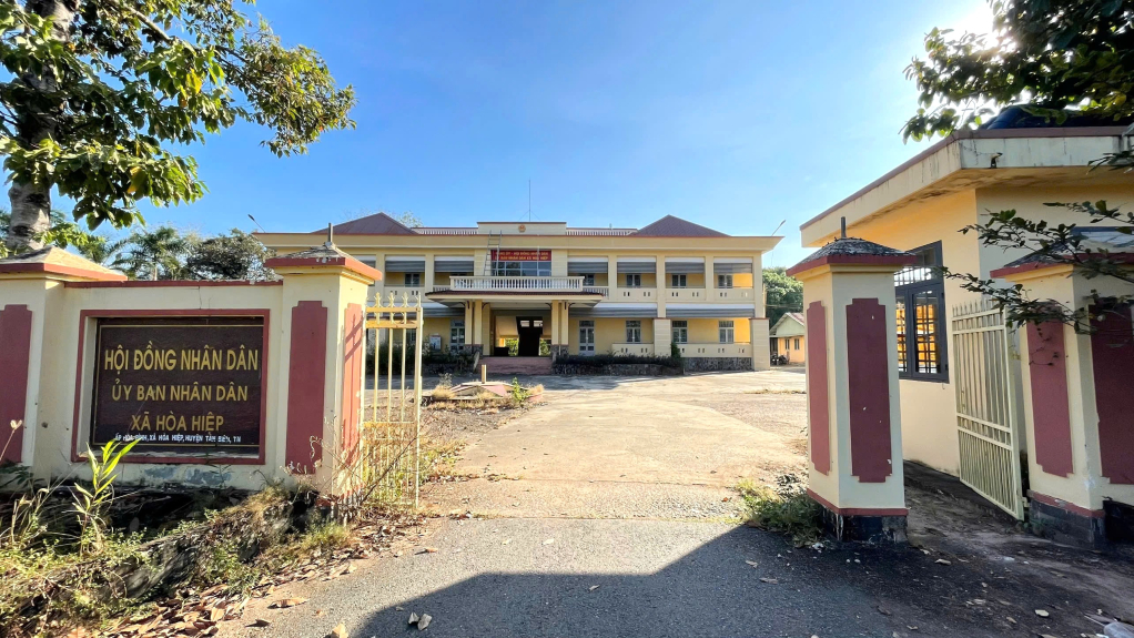 Trụ sở UBND xã Hòa Hiệp cũ (ảnh minh họa)