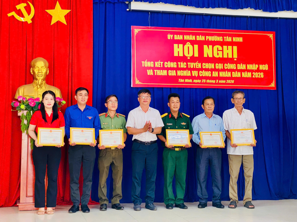 Phường T&acirc;n Ninh ho&agrave;n th&agrave;nh 100% chỉ ti&ecirc;u giao qu&acirc;n năm 2026