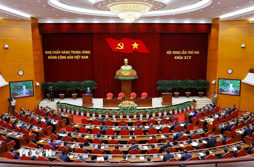 Th&ocirc;ng b&aacute;o Hội nghị lần thứ hai Ban Chấp h&agrave;nh Trung ương Đảng kh&oacute;a XIV