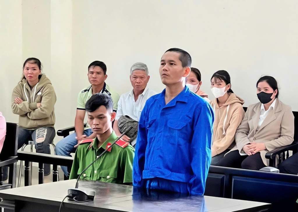 Bị cáo Nguyễn Văn Hữu tại phiên tòa xét xử