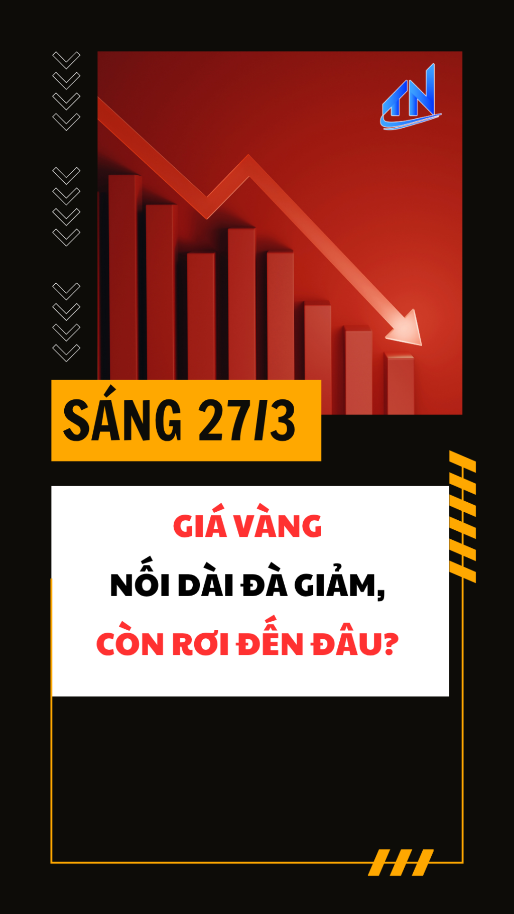 S&aacute;ng 27/3: Gi&aacute; v&agrave;ng nối d&agrave;i đ&agrave; giảm, c&ograve;n rơi đến đ&acirc;u? 
