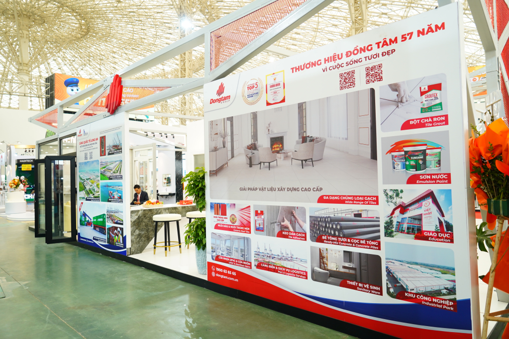 Gian hàng Dongtam Group tại Vietbuild Hà Nội 2026