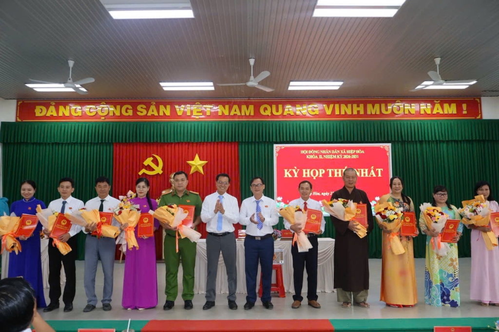 &Ocirc;ng Trương Minh Kh&aacute;nh được bầu giữ chức Chủ tịch HĐND x&atilde; Hiệp H&ograve;a, nhiệm kỳ 2026-2031
