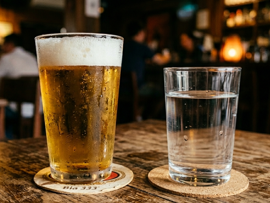 Uống nhiều nước c&oacute; gi&uacute;p gan đ&agrave;o thải cồn nhanh hơn kh&ocirc;ng?