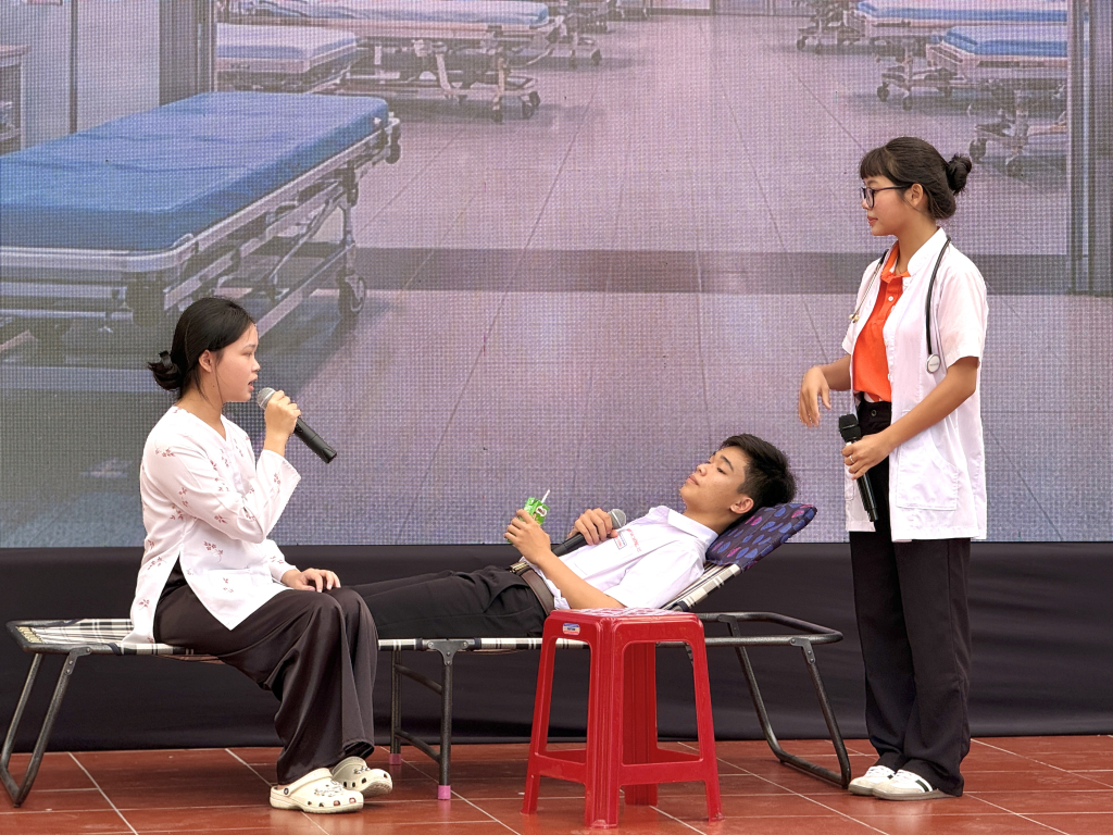 Các tiểu phẩm thể hiện sinh động, trực quan về tác hại mà ma tuý gây ra