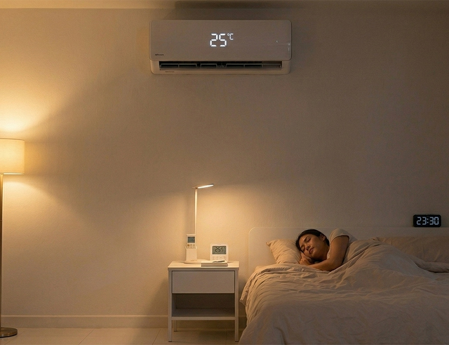 Nắng n&oacute;ng: C&aacute;ch sử dụng m&aacute;y lạnh để ngủ ngon