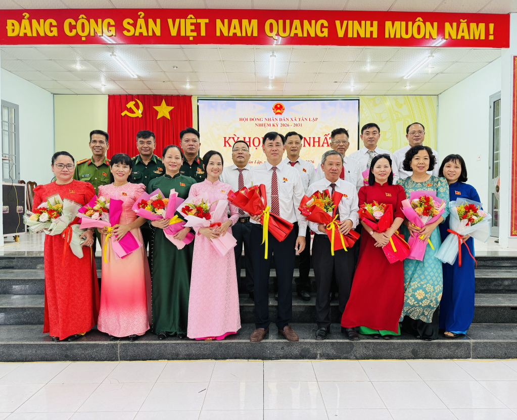 &Ocirc;ng Nguyễn Trọng Tấn được bầu giữ chức Chủ tịch HĐND x&atilde; T&acirc;n Lập, nhiệm kỳ 2026 - 2031