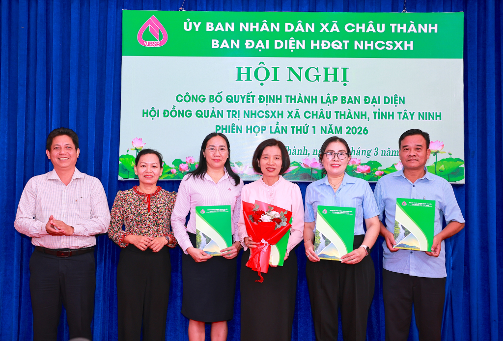 Th&agrave;nh lập Ban Đại diện Hội đồng quản trị Ng&acirc;n h&agrave;ng Ch&iacute;nh s&aacute;ch x&atilde; hội x&atilde; Ch&acirc;u Th&agrave;nh