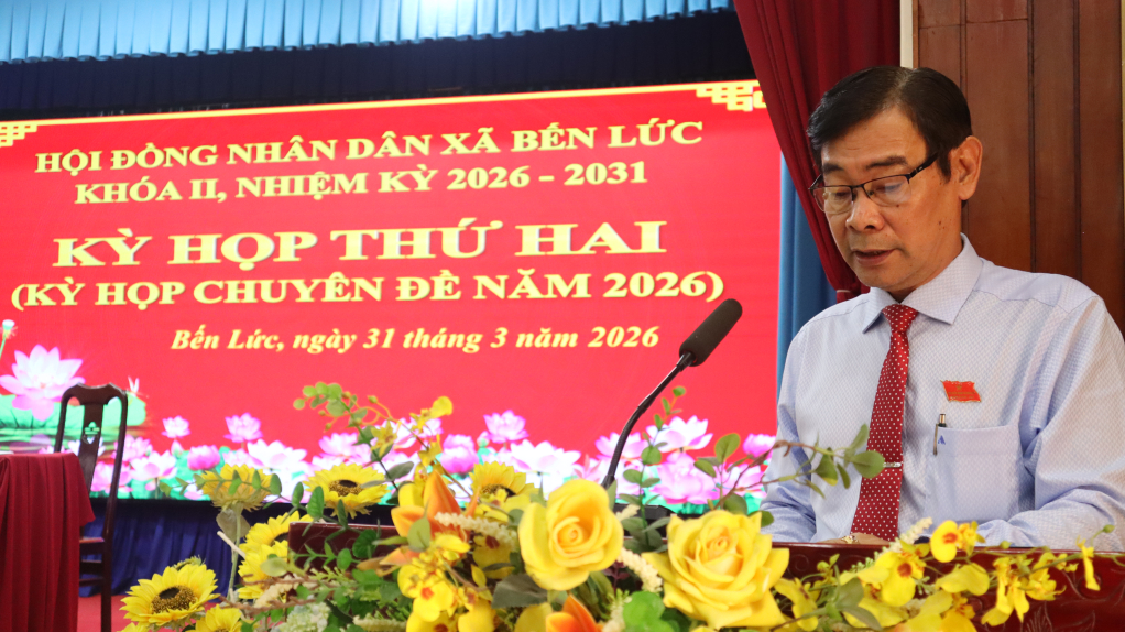 HĐND x&atilde; Bến Lức tổ chức kỳ họp thứ 2, th&ocirc;ng qua 3 nghị quyết quan trọng