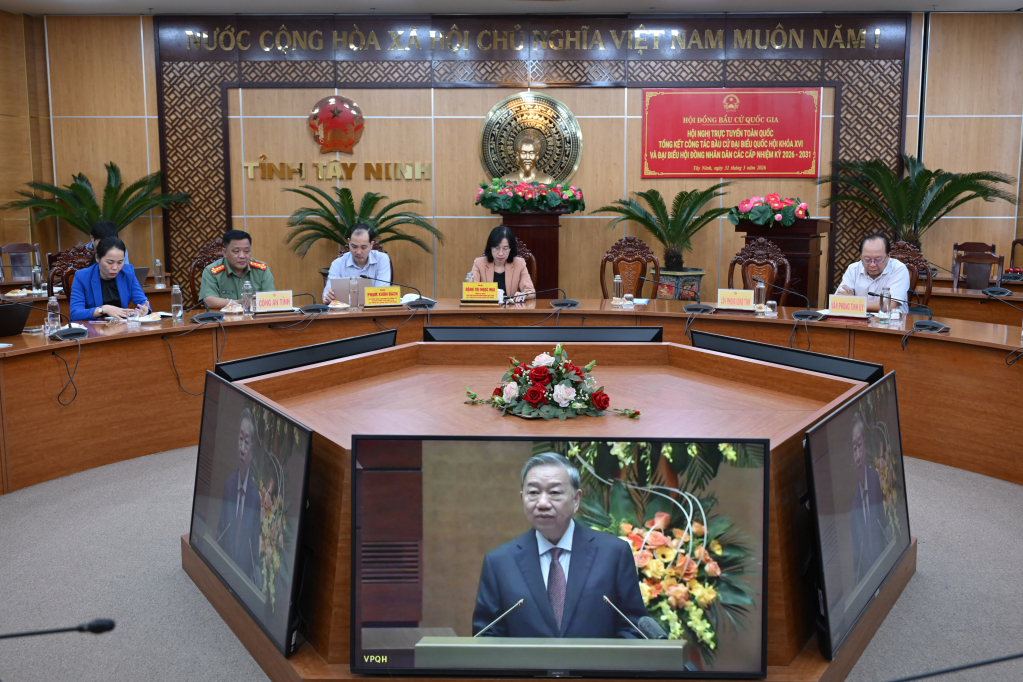 Tổng Bí thư Tô Lâm dự Hội nghị toàn quốc tổng kết công tác bầu cử đại biểu Quốc hội khóa XVI và đại biểu HĐND các cấp nhiệm kỳ 2026 - 2031