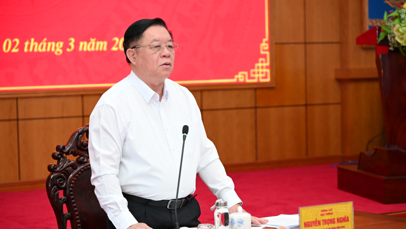 Đo&agrave;n c&ocirc;ng t&aacute;c của Bộ Ch&iacute;nh trị sẽ gi&aacute;m s&aacute;t T&acirc;y Ninh về c&ocirc;ng t&aacute;c qu&aacute;n triệt Nghị quyết Đại hội XIV