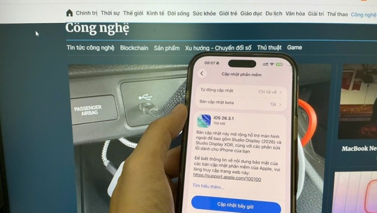 Apple bất ngờ ph&aacute;t h&agrave;nh iOS 26.3.1