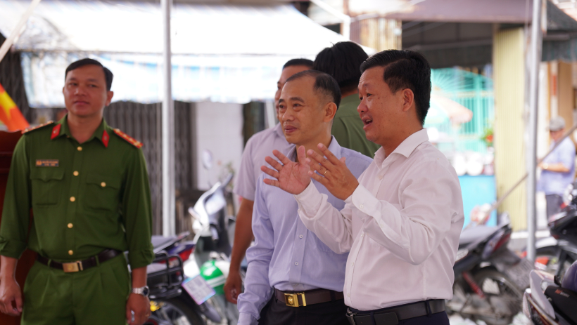 X&atilde; Phước L&yacute;: Kiểm tra c&ocirc;ng t&aacute;c tổ chức Lễ hội v&iacute;a B&agrave; Ngũ H&agrave;nh Long Thượng