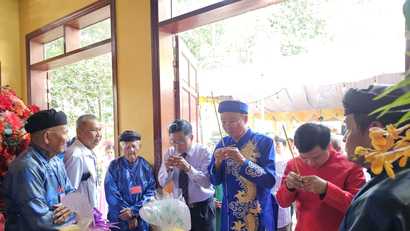 Đậm đ&agrave; truyền thống lễ giỗ đức nhạc sư Nguyễn Quang Đại