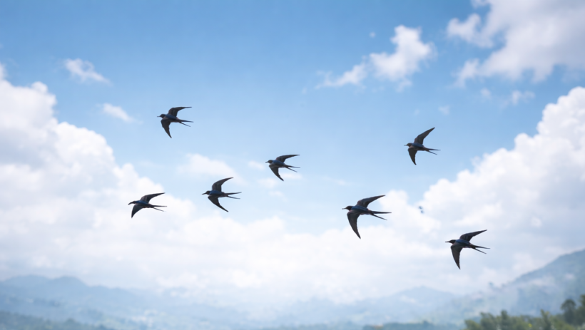 M&ugrave;a chim &eacute;n bay