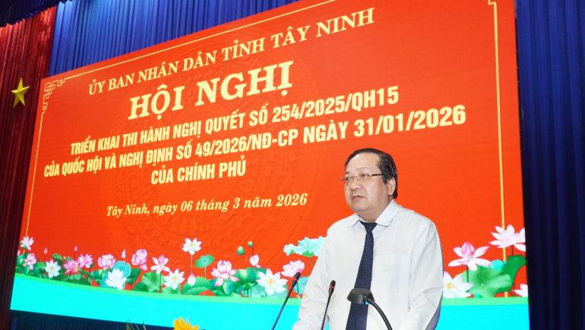 T&acirc;y Ninh: Triển khai nghị quyết quy định một số cơ chế, ch&iacute;nh s&aacute;ch th&aacute;o gỡ kh&oacute; khăn, vướng mắc thi h&agrave;nh Luật Đất đai