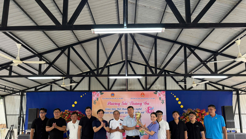 Giao lưu thể thao &ndash; văn nghệ ch&agrave;o mừng Ng&agrave;y Quốc tế Phụ nữ 08/3