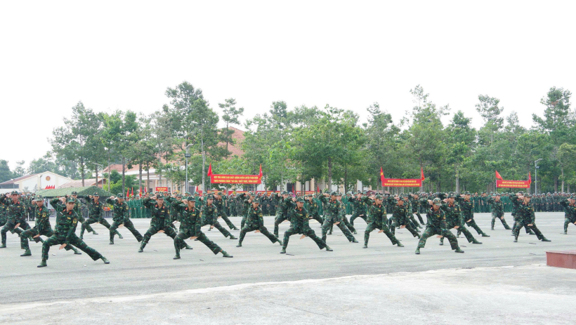 &nbsp;Đội v&otilde; Trung đo&agrave;n 5 - Điểm s&aacute;ng trong phong tr&agrave;o r&egrave;n luyện thể lực