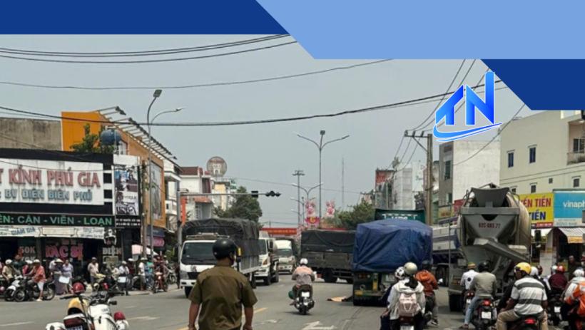 Tai nạn giao th&ocirc;ng tại ng&atilde; 5 Bến Lức khiến 1 nữ sinh tử vong