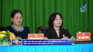 Ứng cử vi&ecirc;n đại biểu HĐND tỉnh, đơn vị số 6 tiếp x&uacute;c cử tri vận động bầu cử