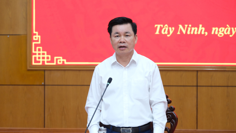 Đo&agrave;n kiểm tra, gi&aacute;m s&aacute;t của Bộ Ch&iacute;nh trị, Ban B&iacute; thư l&agrave;m việc với Ban Tuy&ecirc;n gi&aacute;o v&agrave; D&acirc;n vận Tỉnh ủy T&acirc;y Ninh