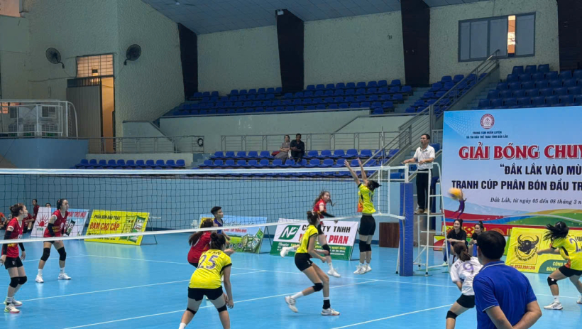 Trẻ VTV B&igrave;nh Điền Long An v&agrave;o chung kết Giải b&oacute;ng chuyền nữ 'Đắk Lắk v&agrave;o m&ugrave;a' 