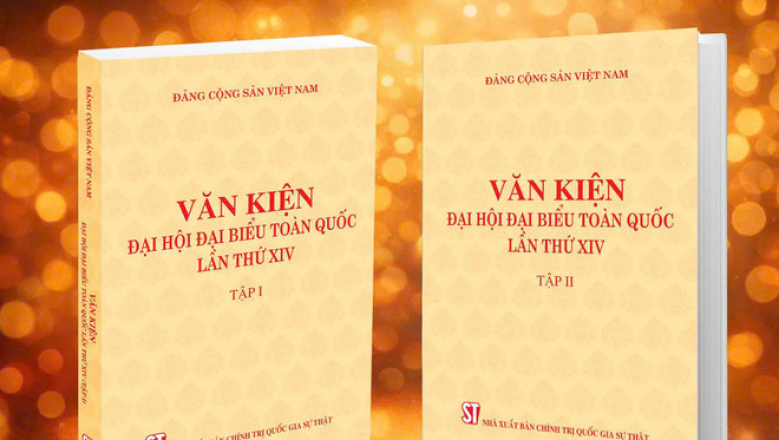 Xuất bản bộ s&aacute;ch Văn kiện Đại hội đại biểu to&agrave;n quốc lần thứ XIV của Đảng