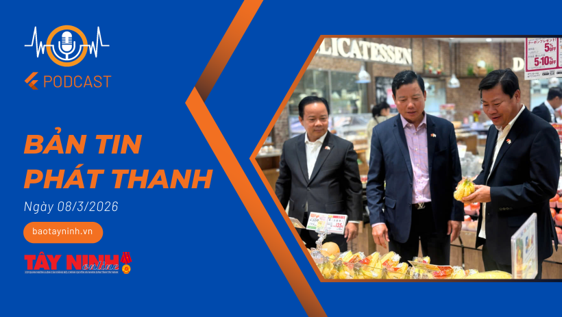 Bản tin ph&aacute;t thanh ng&agrave;y 08/3/2026